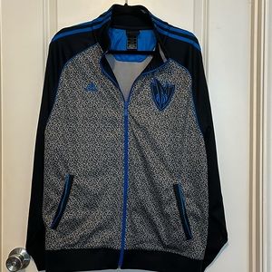 Adidas zip up Dallas Mavericks track jacket. Size M. Like new